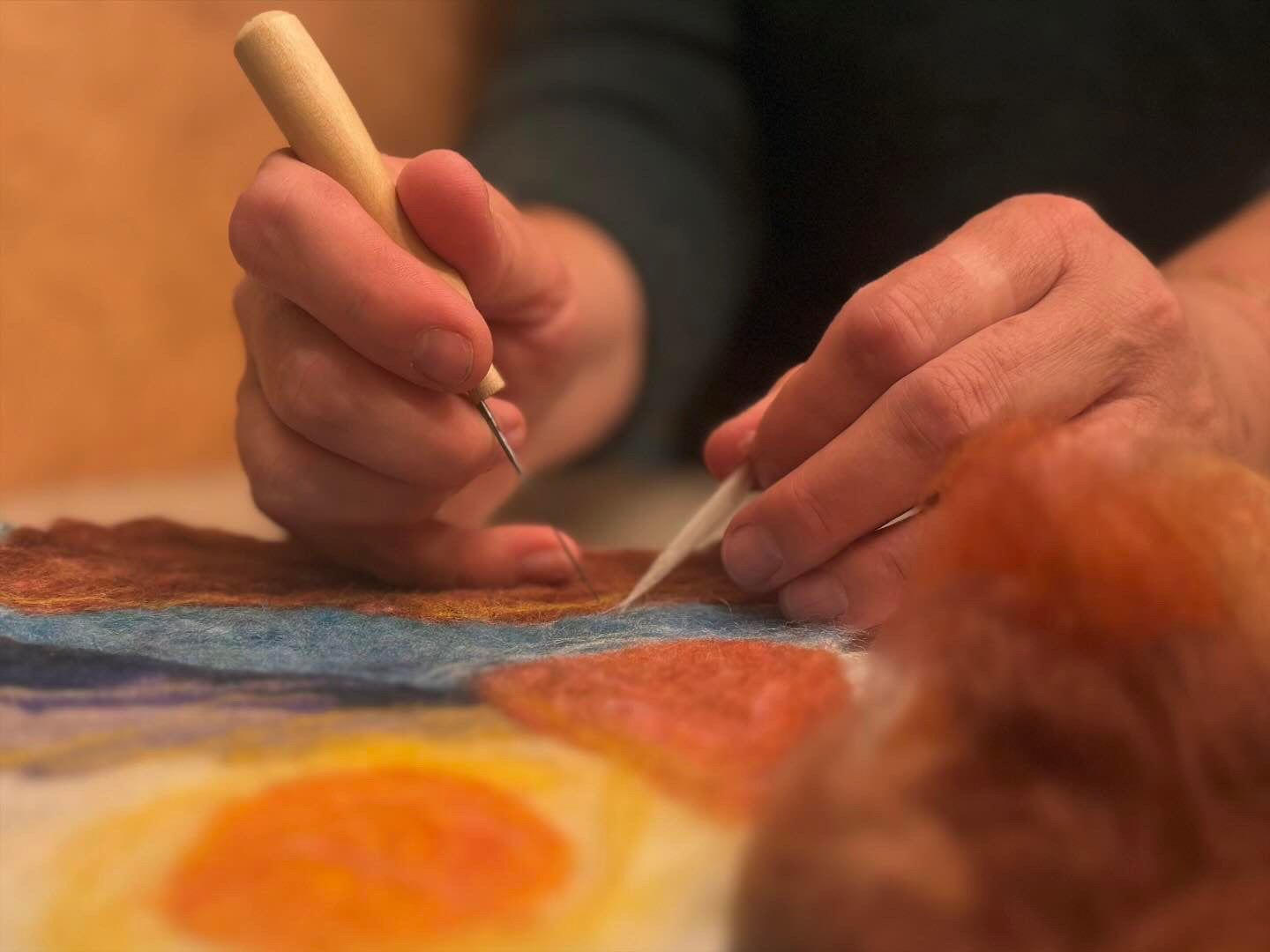 Painting with Wool DIY Kit