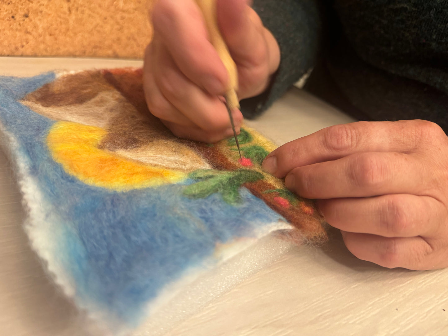 Painting with Wool DIY Kit