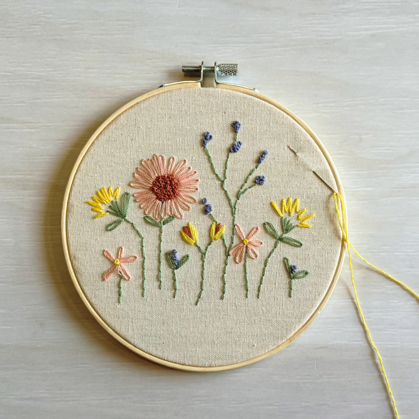 Wildflower Garden Hand Embroidery Kit