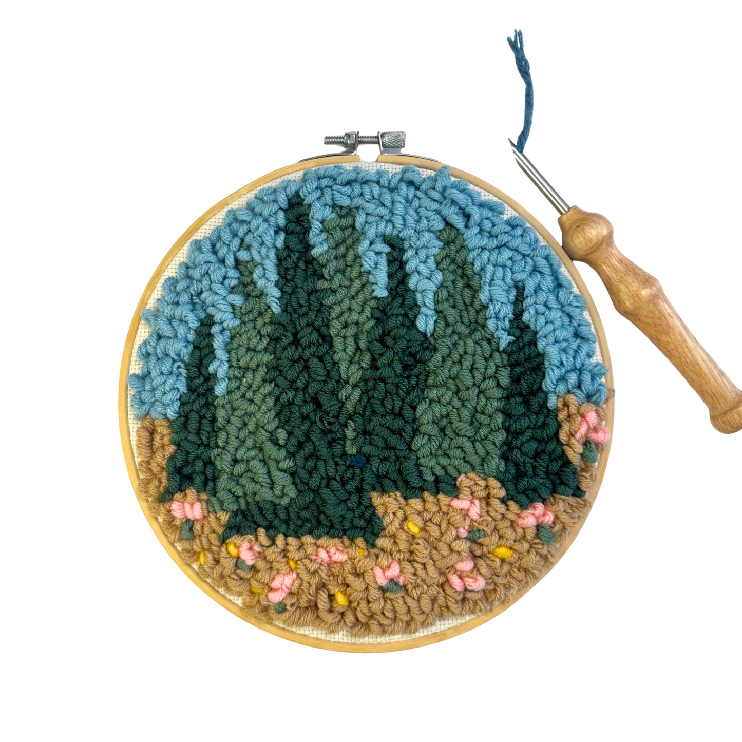 Summer Forest DIY Punch Embroidery Kit