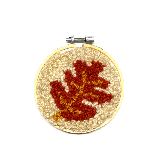 Autumn Leaf DIY Punch Embroidery Kit