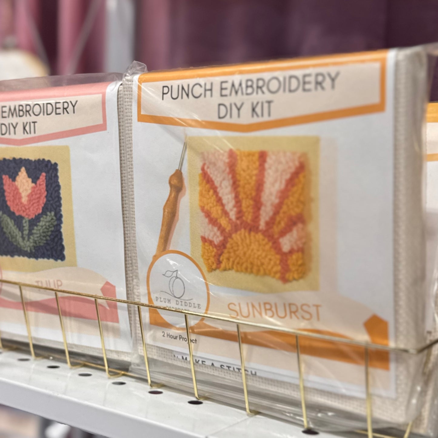 Sunburst Punch Embroidery DIY Kit
