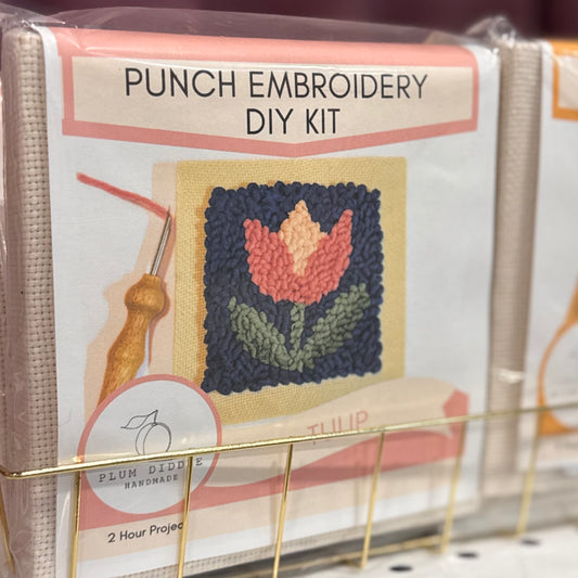 Tulip Punch Embroidery DIY Kit