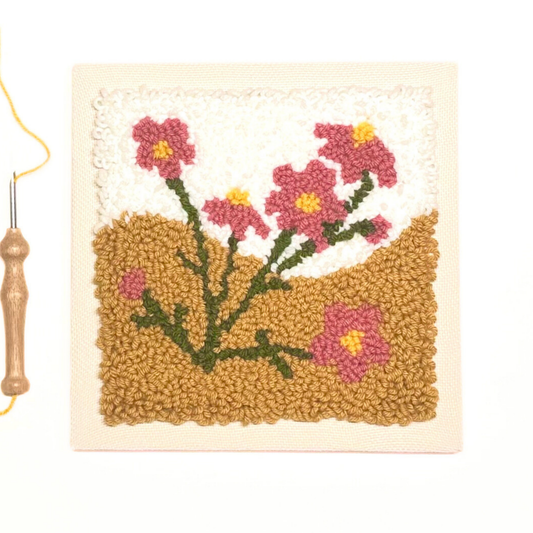 Sweet Blossom DIY Punch Embroidery Kit