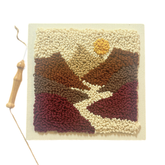 Canyon Stream DIY Punch Embroidery Kit