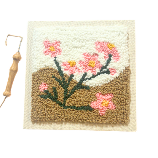 Sweet Blossom DIY Punch Embroidery Kit