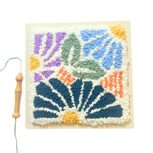 Flower Power DIY Punch Embroidery Kit
