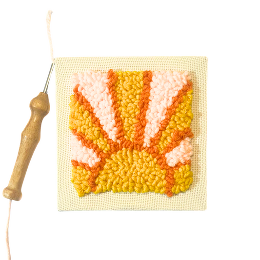 Sunburst Punch Embroidery DIY Kit