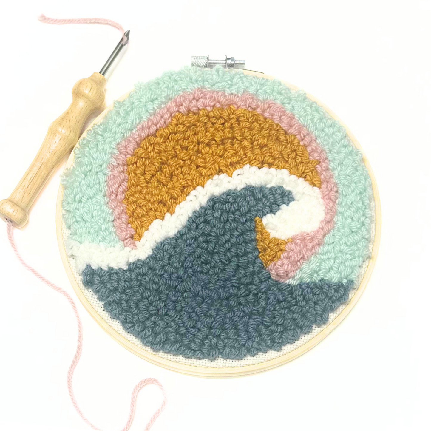 Wave DIY Punch Embroidery Kit