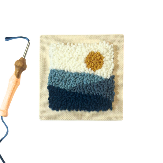 Blue Ridge Mountains Punch Embroidery DIY Kit