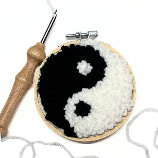 Yin-Yang DIY Punch Embroidery Kit