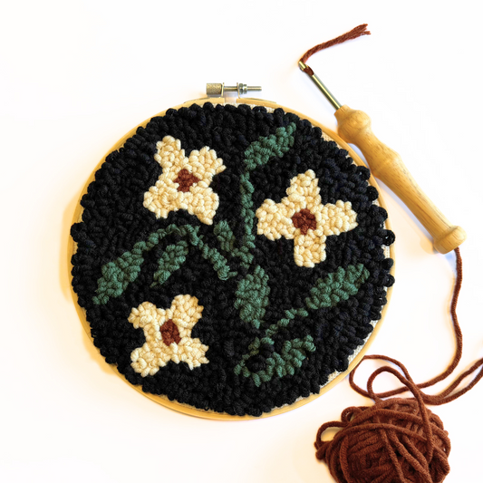 Daisy Bouquet DIY Punch Embroidery Kit