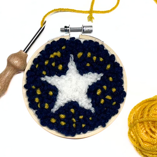 Star Punch Embroidery DIY Kit