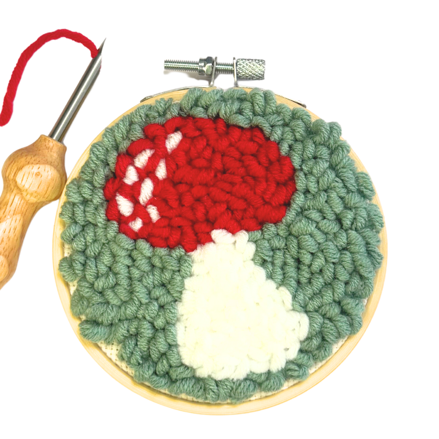 Mushroom DIY Punch Embroidery Kit