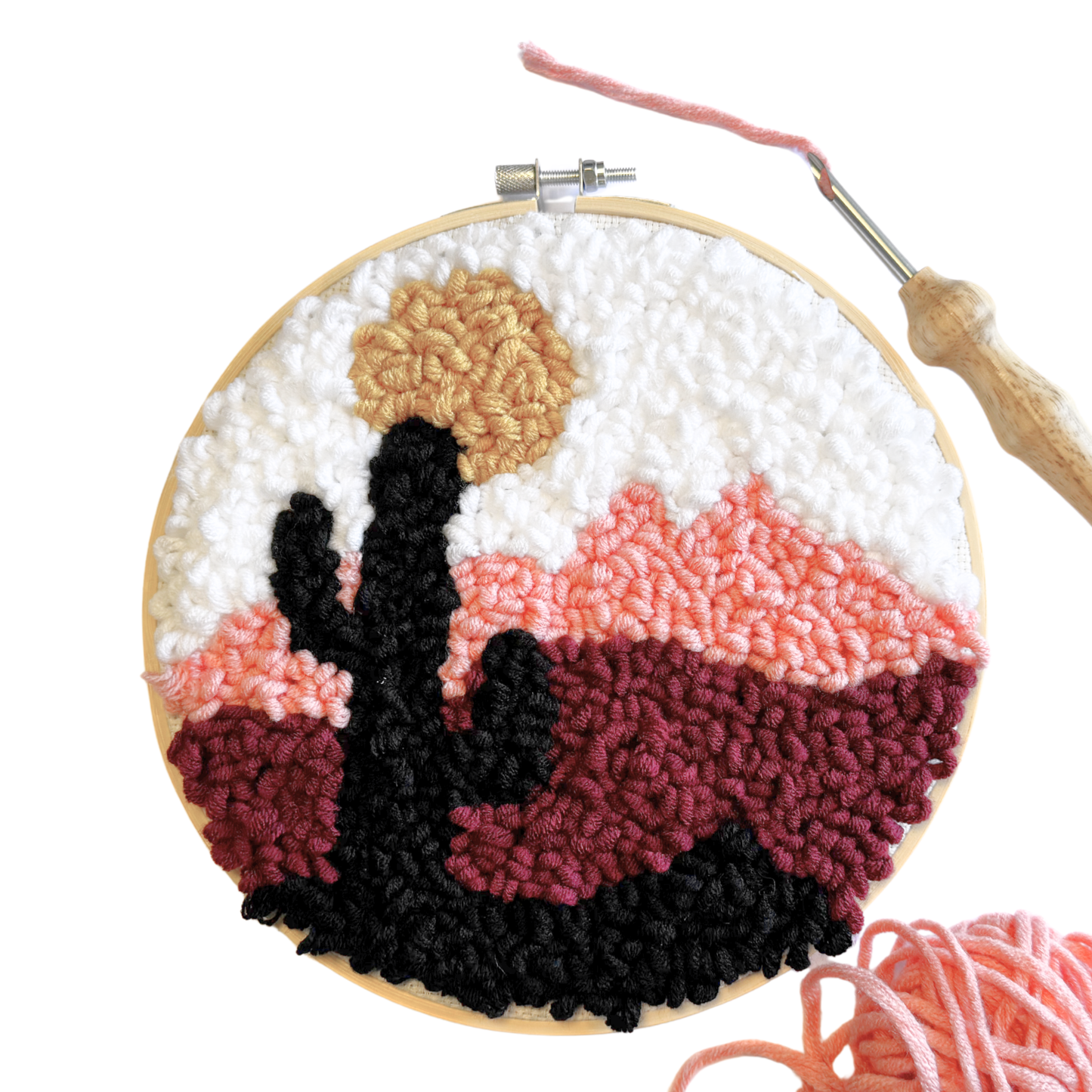 Desert DIY Punch Embroidery Kit