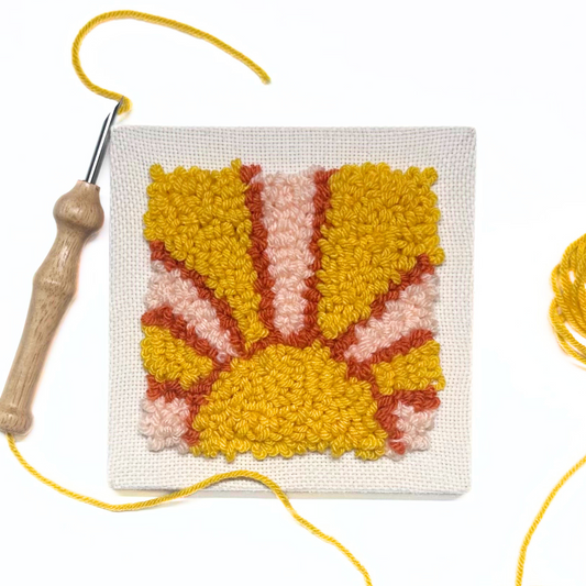 Sunburst Punch Embroidery DIY Kit