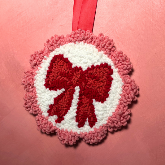 Bow DIY Punch Embroidery Kit