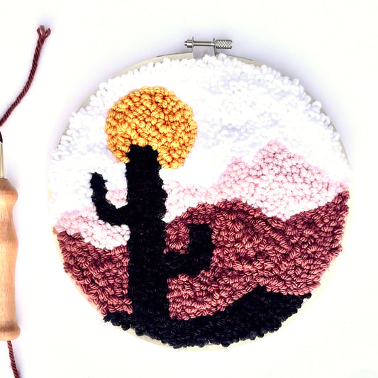 Desert DIY Punch Embroidery Kit