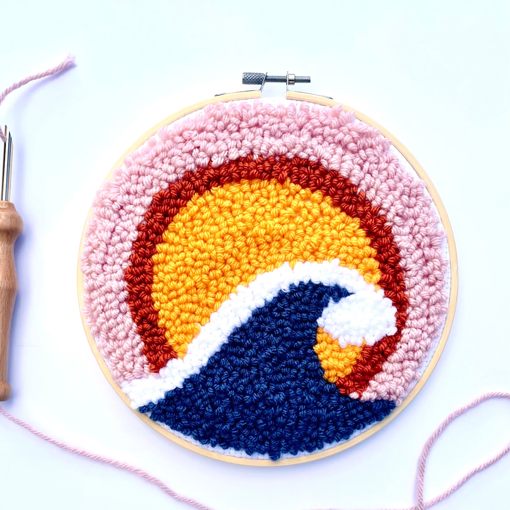 DIY Embroidery Kit for Beginners Into the Waves 