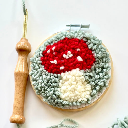 Mushroom DIY Punch Embroidery Kit